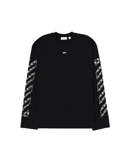 Off-White c/o Virgil Abloh Black Long Sleeve Tops for men