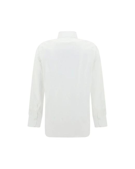 Finamore 1925 White Formal Shirts for men
