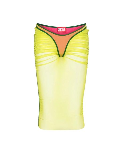 DIESEL Midi Skirts in het Yellow
