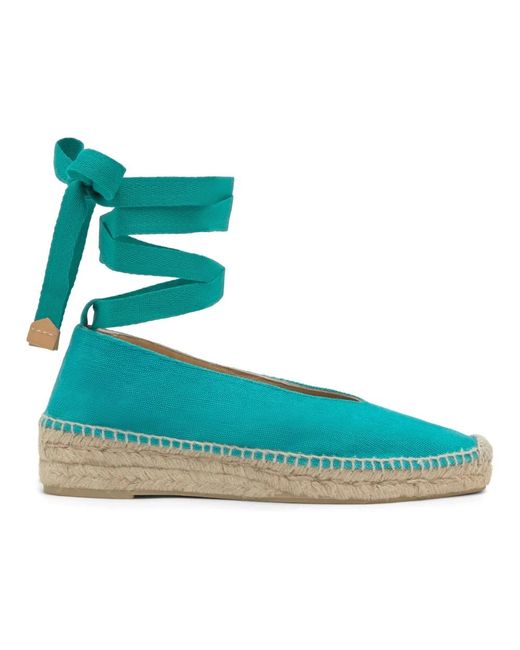 Castaner Blue Espadrille mit 4 cm keilabsatz