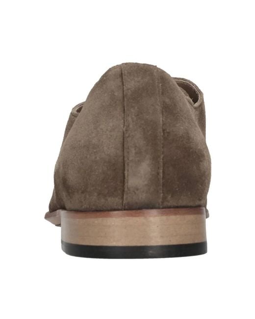 Ernesto Dolani Brown Laced Shoes for men
