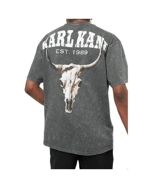 Karlkani Gray T-Shirts for men