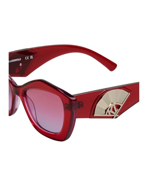 Sunglasses di Karl Lagerfeld in Red