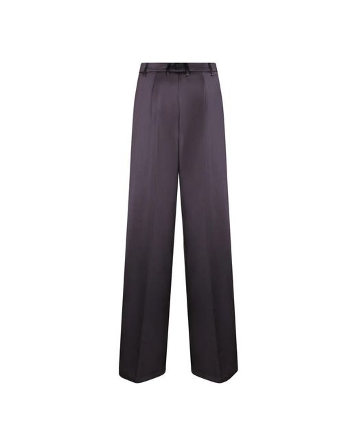 Blanca Vita Purple Wide Trousers