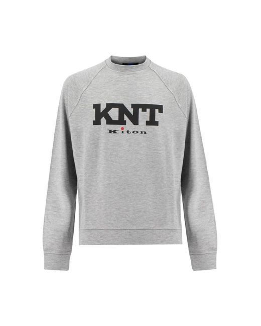 Kiton Gray Sweatshirts for men