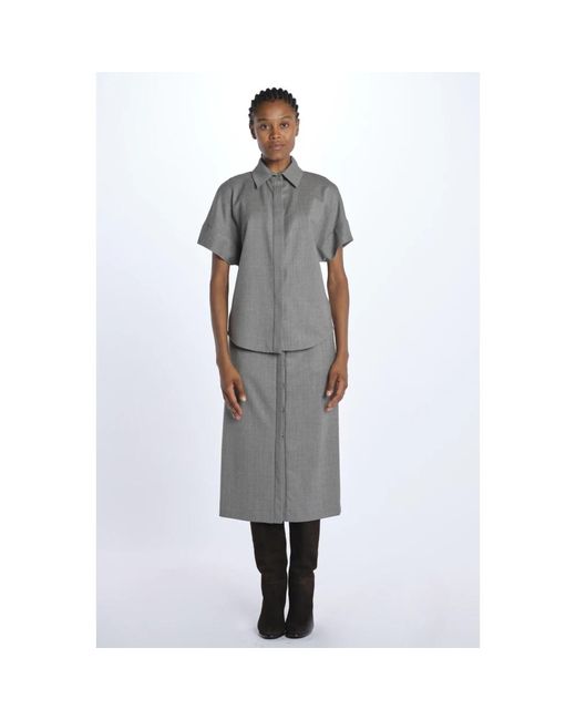 Crida Milano Gray Shirt Dresses