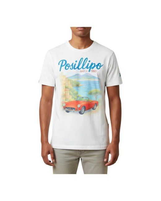 Mc2 Saint Barth White T-Shirts for men