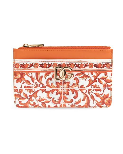 Dolce & Gabbana Orange Wallets & Cardholders