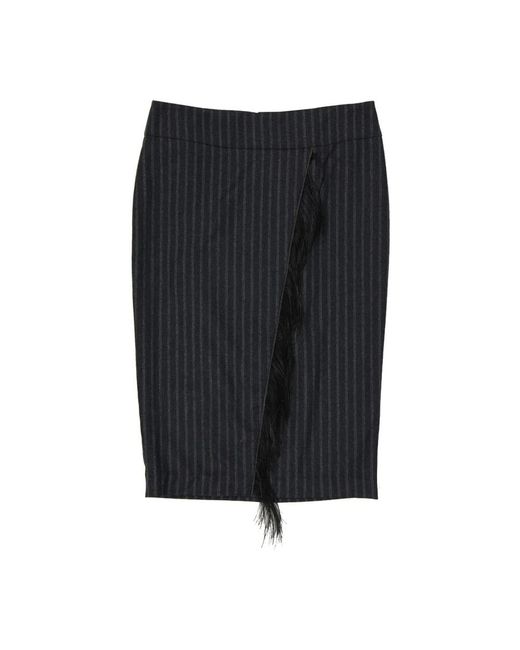 Brunello Cucinelli Black Pencil Skirts