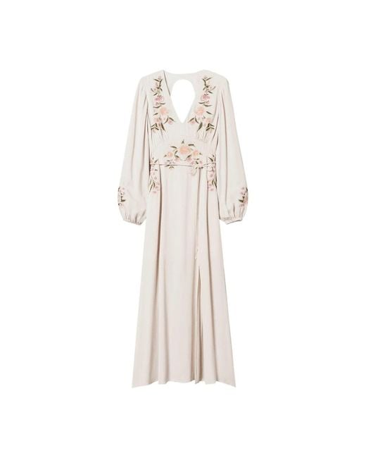 Twinset Midi Dresses in het Natural