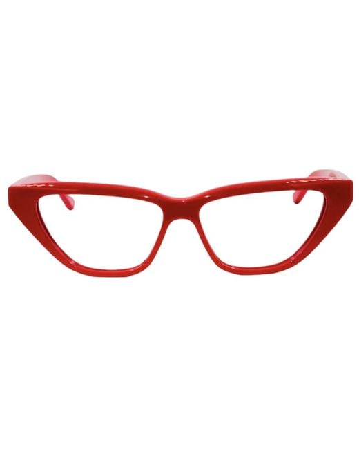 Balenciaga Red Glasses
