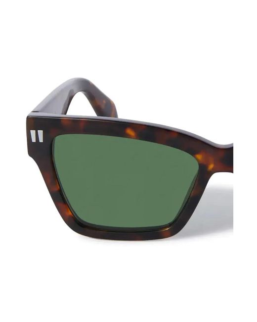 Off-White c/o Virgil Abloh Green Off- Sunglasses