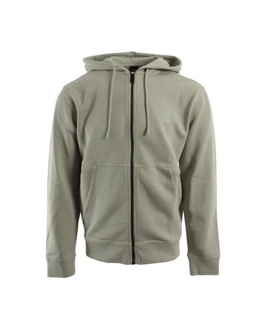 Boss Gray Zip-Throughs for men