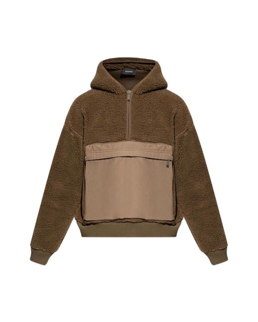 DSquared² Green Faux Fur & Shearling Jackets for men