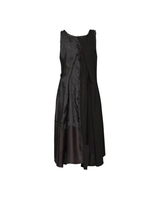 Maison Margiela Black Midi Dresses