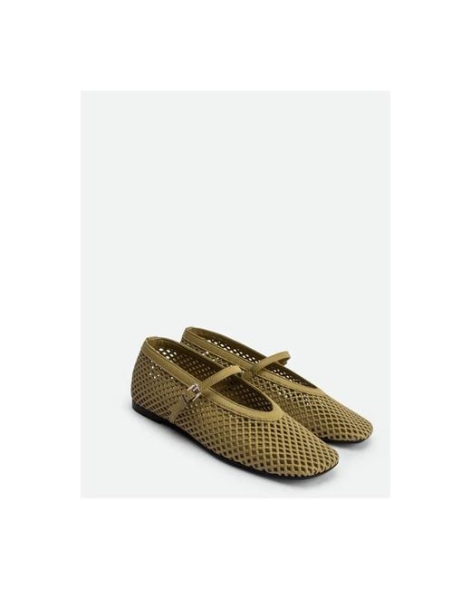 Poeve Green Ballerina Shoes