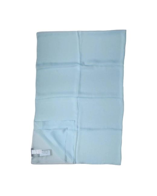 Dolce & Gabbana Blue Silk Scarves for men
