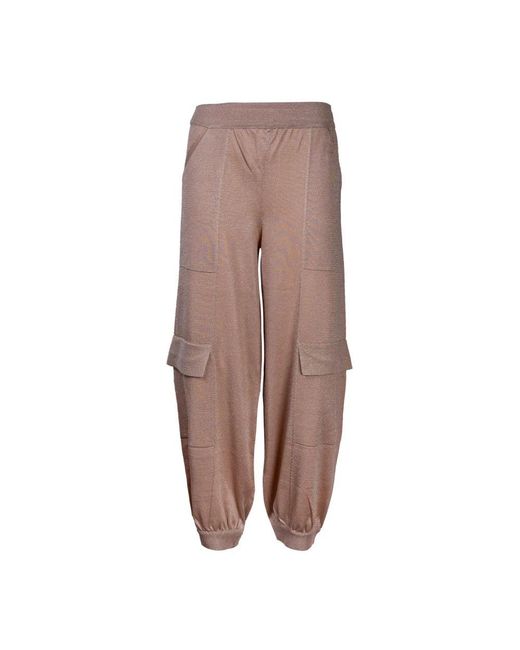 Circus Hotel Brown Tapered Trousers