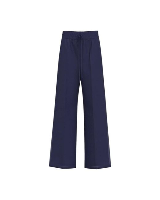 Marella Blue Wide Trousers