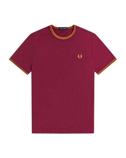 Fred Perry Shirts in het Red voor heren
