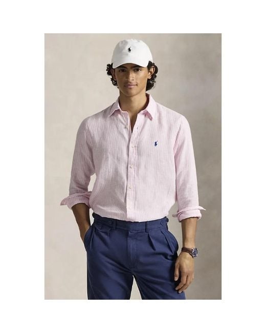 Polo Ralph Lauren Pink Casual Shirts for men