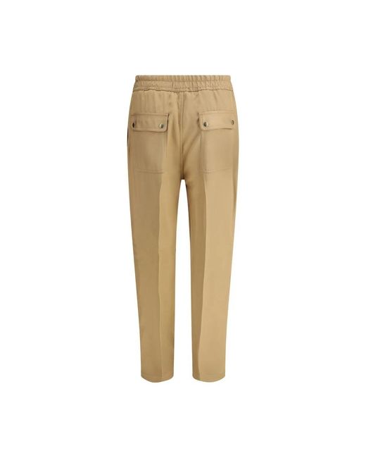 Slim-Fit Trousers di True Royal in Natural