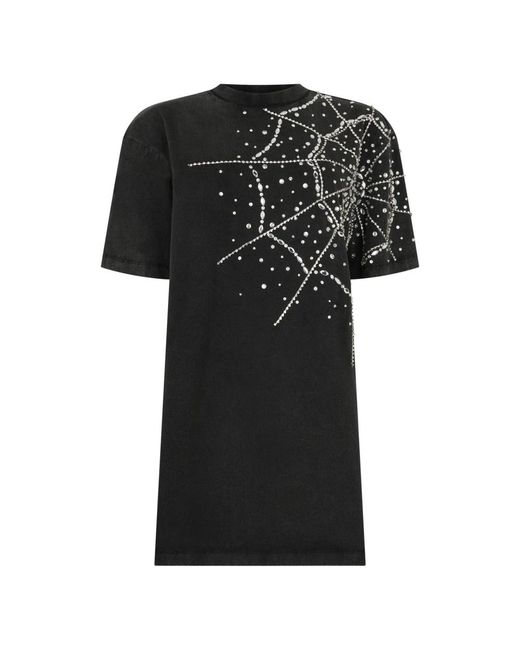 Philipp Plein Black Short Dresses