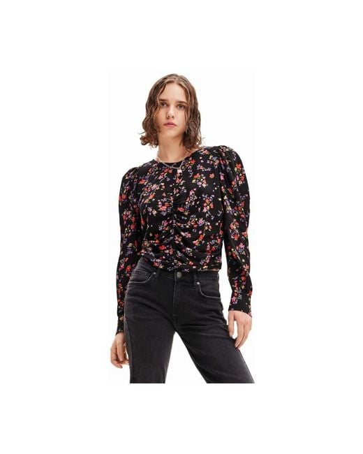 Blouses Desigual de color Black