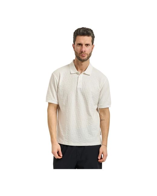 ARMANI EXCHANGE White Polo Shirts for men