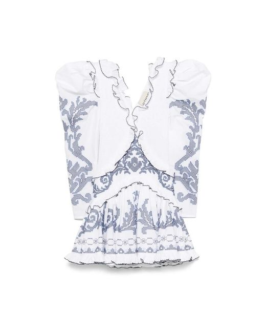 Short Dresses ALÉMAIS de color White