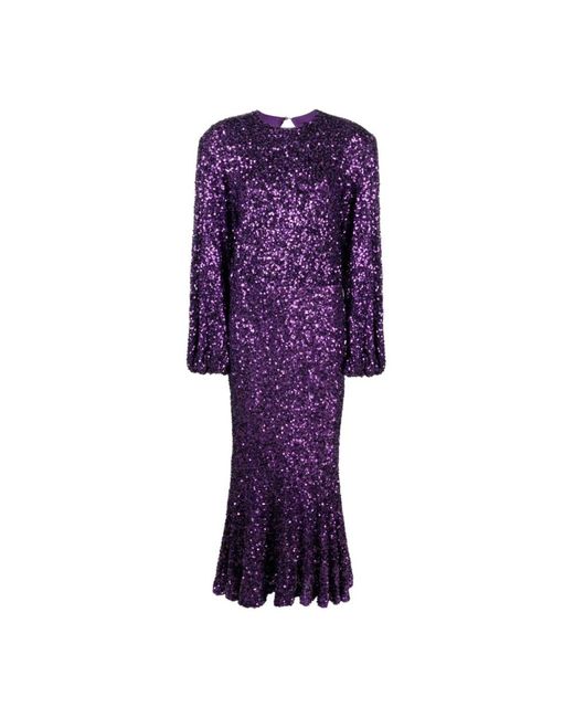 ROTATE BIRGER CHRISTENSEN Purple Maxi Dresses