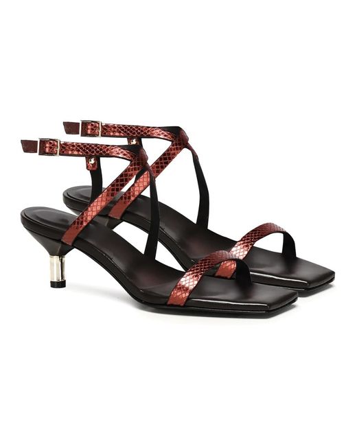 Giuliano Galiano Brown High Heel Sandals