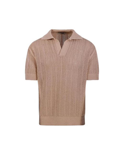 Altea Brown Polo Shirts for men