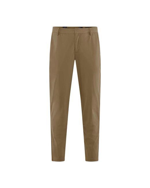 Slim-Fit Trousers di Bomboogie in Green da Uomo