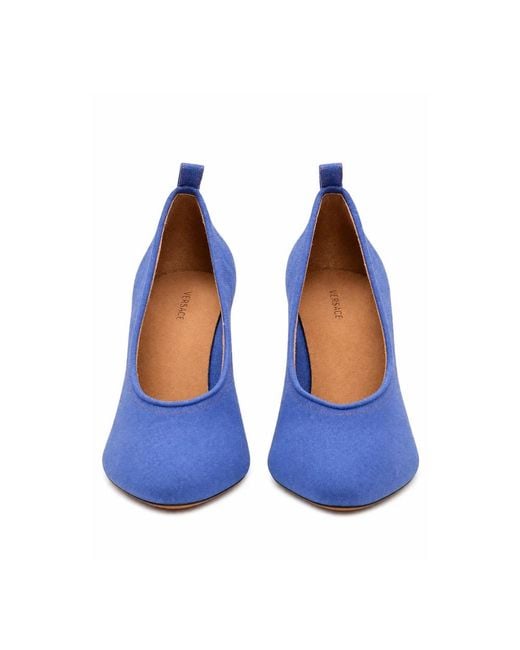 Versace Blue Pump T.65 Fabric