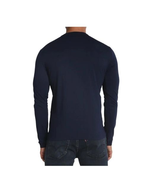 EA7 Tops ,Blauw ,Blauw Kortemouw T-Shirt 6Rpt 20Pjm 9Z1554 in het Blue voor heren
