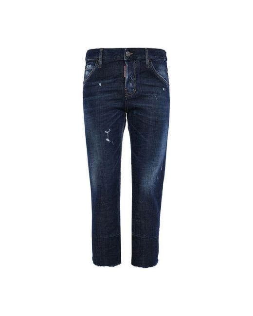 DSquared² Blue Boot-Cut Jeans