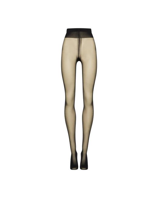 Wolford Natural Individual 10 Back Seam Tights