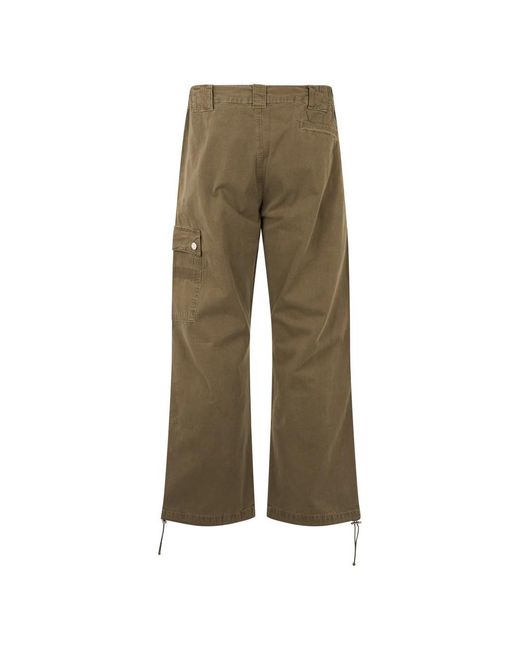 Moschino Green Wide Trousers for men