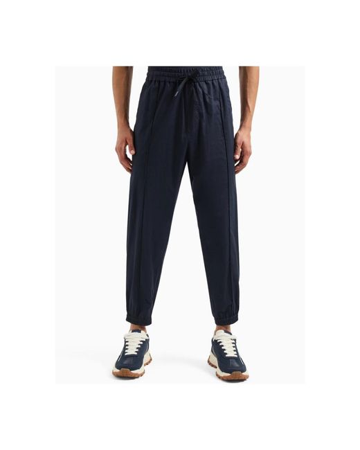 Armani Exchange Blue Sweatpants for men