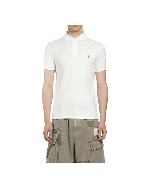 Polo Ralph Lauren White Polo Shirts for men
