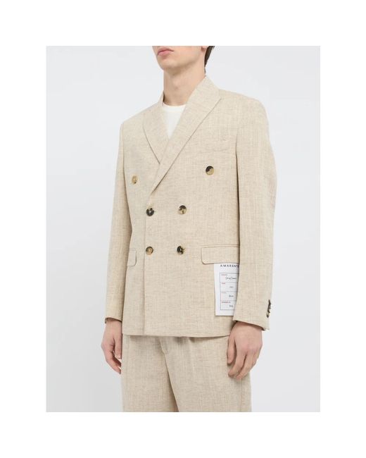 Amaranto Natural Blazers for men