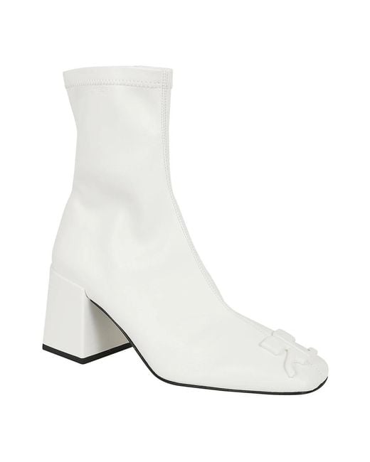 Courreges White Heeled Boots