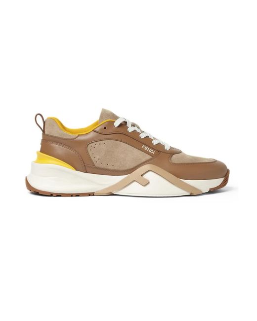 Fendi Brown Sneakers for men