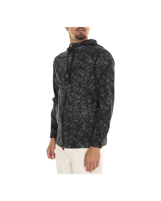 Light Jackets di Kiton in Black da Uomo