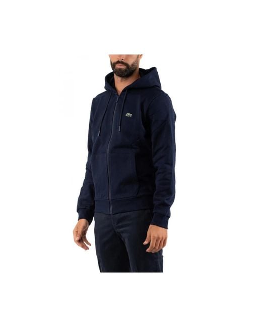 Lacoste Blue Zip-Throughs for men