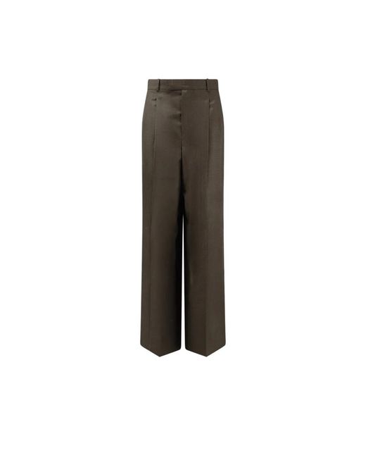 Loro Piana Brown Wide Trousers