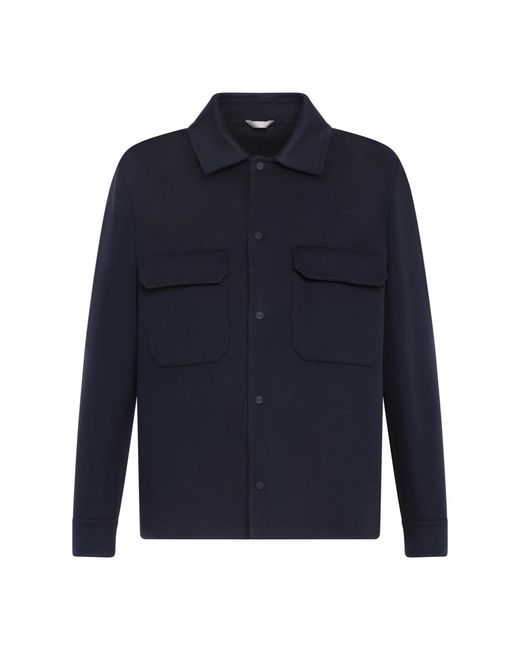 Herno Blue Light Jackets for men