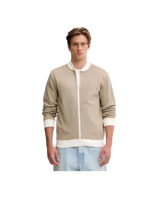 Zip-Throughs di Guess in Natural da Uomo