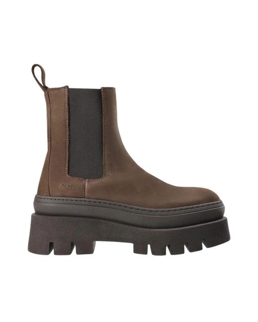 COPENHAGEN Brown Chelsea Boots
